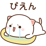 もちもち動くももねこちゃん 