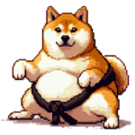 ドット絵 力士な柴犬 相撲 40種