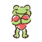 かえるのピクルス　動くスタンプ
