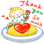 かわいく動く♪「ありがとうと毎日ことば」