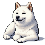 ドット絵 白柴 柴犬 ホワイト 40種