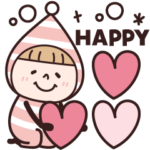 小人のHAPPYスタンプ♡春るるる