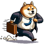 働く太っちょ柴犬