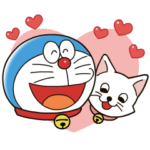 ドラえもん うごくネコだらけスタンプ
