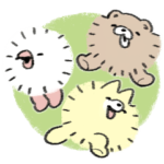 ふわげちゃんたちスタンプ