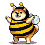 春を楽しむ 太っちょ柴犬