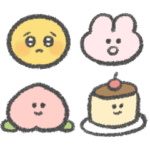 超ちいさいゆるいスタンプ