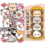 ５匹のちび猫とお友だち