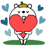 mottoのVくまさん♡挨拶