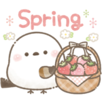 春色♡もちっと！シマエナガさん。