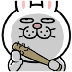 rabbit with bad eyes