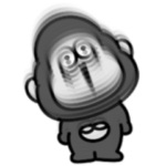 情緒おかしい太っちょゴリラ