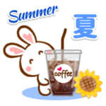 夏＆日常❣ハート耳のうさぎさん