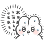 勢いだけのぴえんなうさぎ