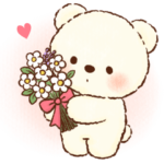 ほんわか♪もこもこくまさん