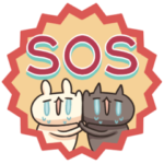 しろとくろ ぱーと25 SOS！