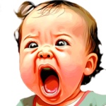 絶叫子供スタンプ2