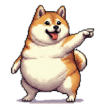 今なにしてる？返事に使えるふとっちょ柴犬