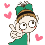 おちゃめの毎日使える♡組み合わせスタンプ