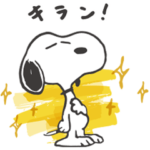 スヌーピーオノマトペ（マーカースケッチ）