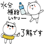 mottoの小さな小さなVくまさん♡夏