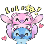 Lommy画♪スティッチ&エンジェル