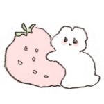 Cahoの丁寧なうさぎスタンプ