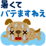 絵本みたいな＊夏のちび犬ワンタン日常会話