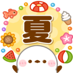 飛び出す♡夏のシマエナガ