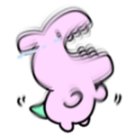 束縛とメンヘラ。シュールなミニ恐竜