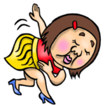 可愛すぎない女子のスタンプ BIG 3 