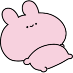 あさみみちゃん 文字なしスタンプ