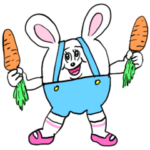 ❤️ニンジンうさぎP太郎❤️