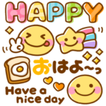 心伝える♡カラフルスタンプ