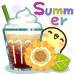 真夏にやさしい日常スタンプ
