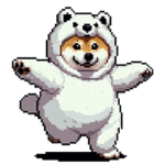 シロクマ太っちょ柴犬