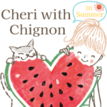 Cheri with Chignon in Summer