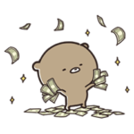 感情を伝えるくまのぽんこつ