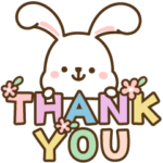 デカ文字♡うさぴょんこ
