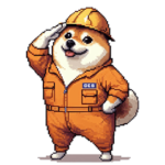 働く現場ふとっちょ柴犬