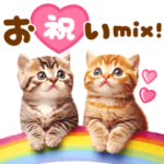 季節のお祝い♡にゃんこ