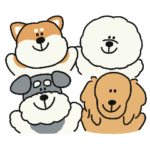 もふいぬフレンズのだじゃれスタンプ