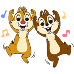 ちょこまか動く！チップとデール