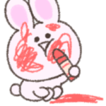 ヒステリック。シュールなミニうさぎ