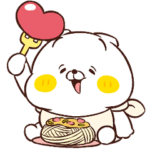 ねこなともだち使える食いしん坊スタンプ