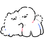 ポメトーン白いふわふわの仲間たち