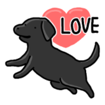 いろいろな犬たちのスタンプ