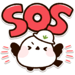 シマエナガの連絡スタンプ