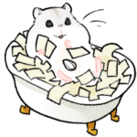 豪遊！怠惰なジャンガリアンハムスター