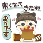 ねこちぃず♡秋冬スタンプ